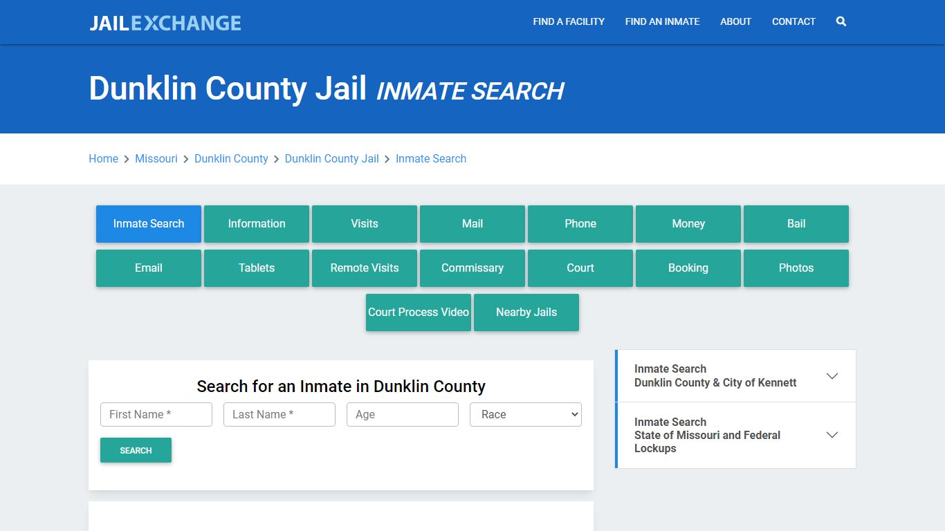 Dunklin County Jail, MO Inmate Search: Roster & Mugshots