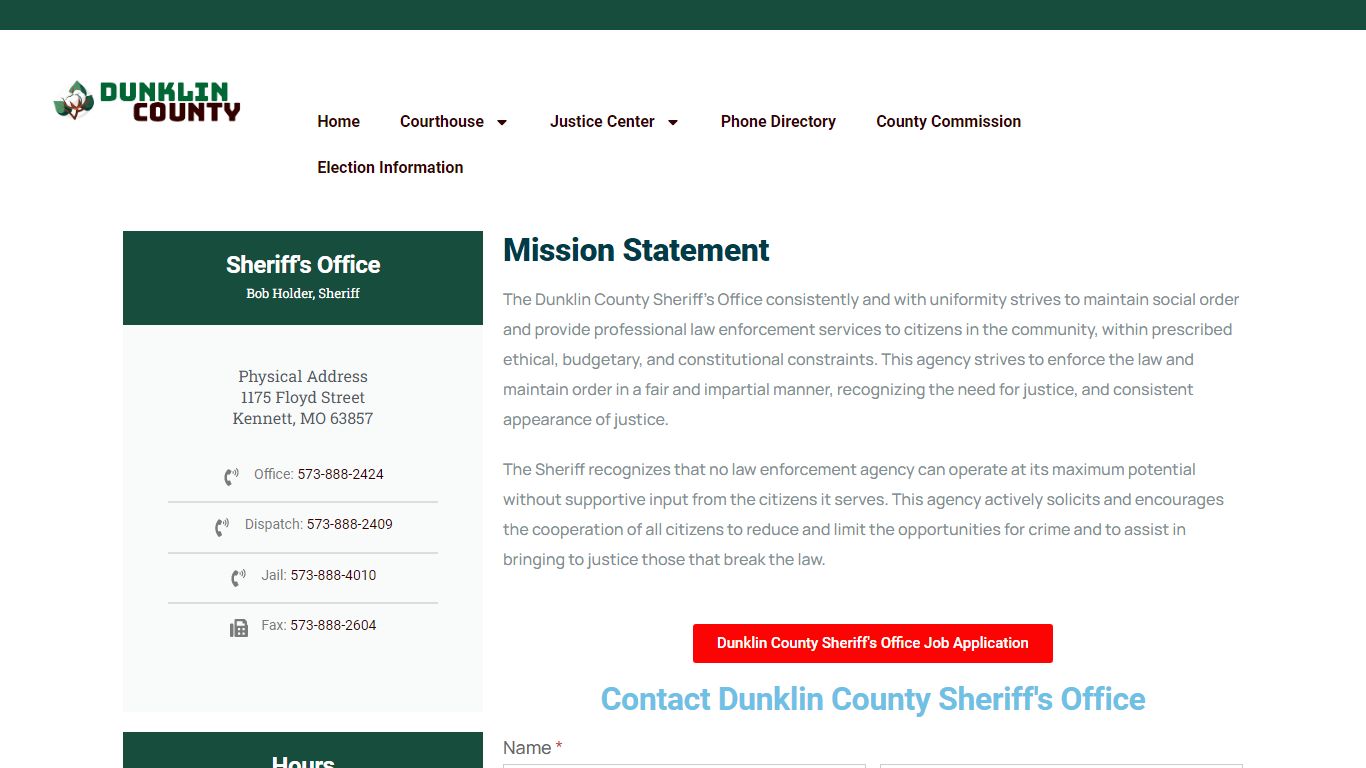 Dunklin County Sheriff’s Office – Dunklin County