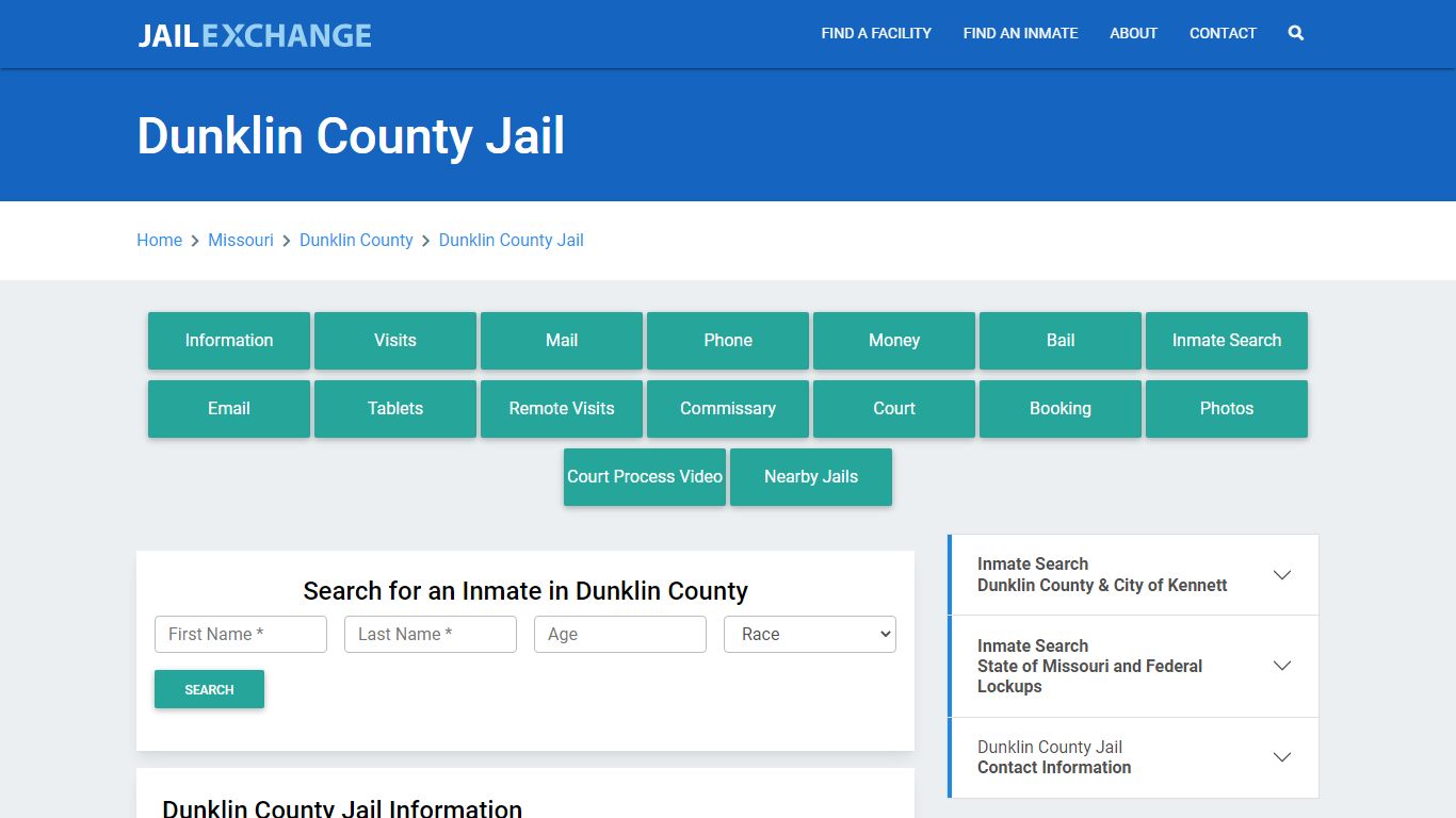 Dunklin County Jail Roster Lookup, MO, Inmate Search